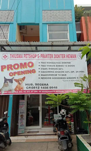 Thiusma Petshop & Praktek Dokter Hewan Margahayu