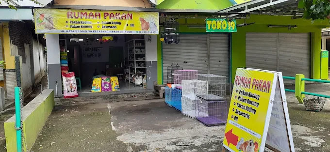 Rumah pakan Petshop Probolinggo